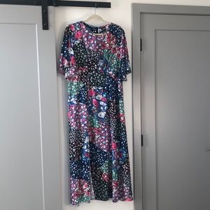 ASOS wild print dress